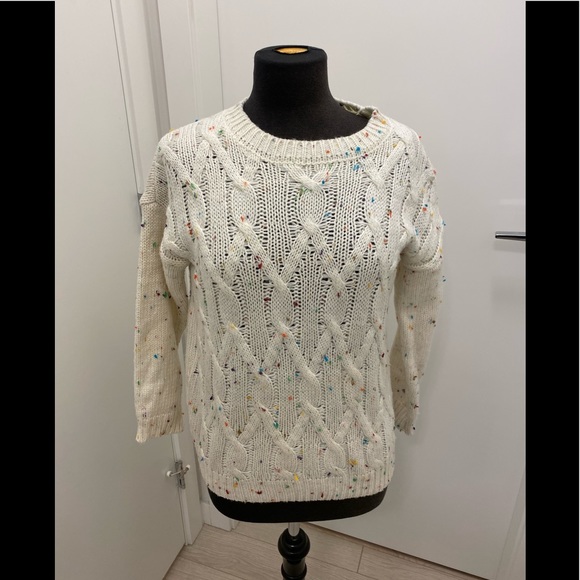 ❤️Flecked Cable Knit Sweaters S - Picture 1 of 2